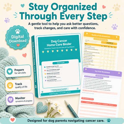 Dog Cancer Home Care Binder - Drake Dog Cancer Foundation