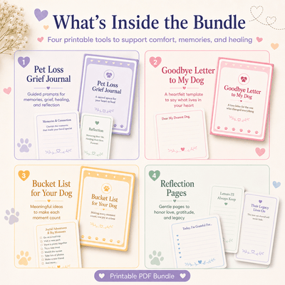 End - of - Life Comfort and Memory Bundle - Drake Dog Cancer Foundation