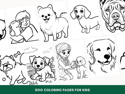 Dog Coloring Book for Kids: 45+ Puppy Activity Pages (PDF) - Drake Dog Cancer Foundation