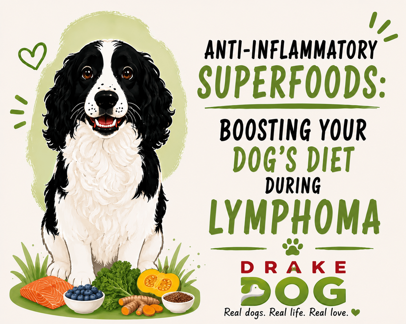 Anti-Inflammatory Superfoods: Boosting Your Dog's Diet During Lymphoma - Drake Dog Cancer Foundation