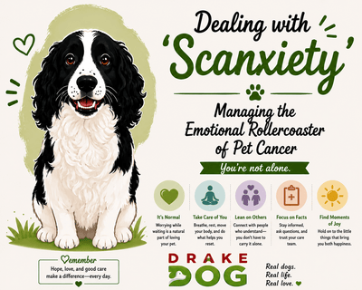 Dealing with 'Scanxiety': Managing the Emotional Rollercoaster of Pet Cancer - Drake Dog Cancer Foundation