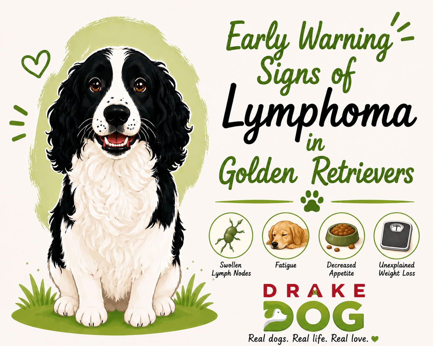 Early Warning Signs of Lymphoma in Golden Retrievers - Drake Dog Cancer Foundation