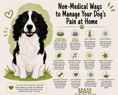 Non-Medical Ways to Manage Your Dog’s Pain at Home - Drake Dog Cancer Foundation
