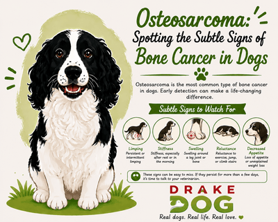 Osteosarcoma: Spotting the Subtle Signs of Bone Cancer in Dogs - Drake Dog Cancer Foundation