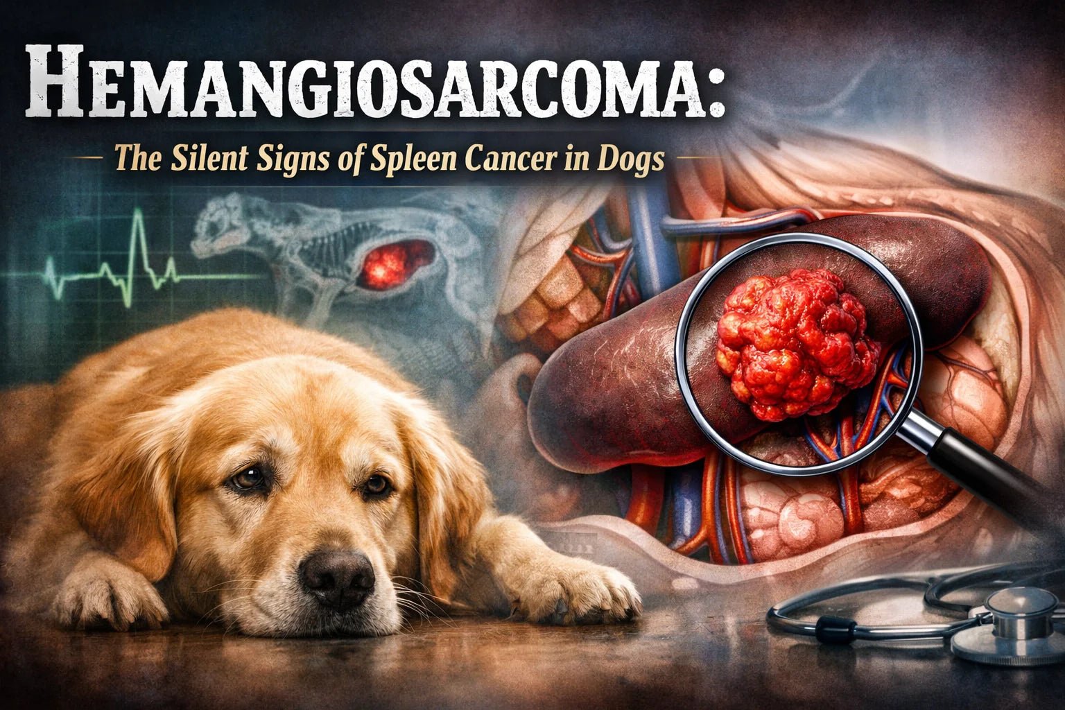 Hemangiosarcoma: The Silent Signs of Spleen Cancer in Dogs - Drake Dog Cancer Foundation
