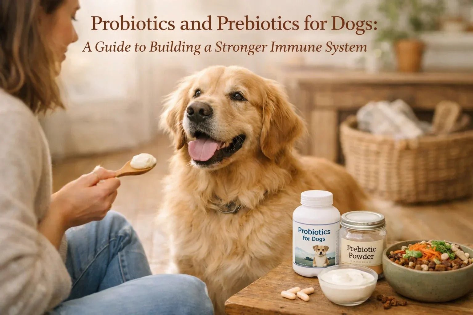 Probiotics and Prebiotics for Dogs to Build a Stronger Immune System - Drake Dog Cancer Foundation