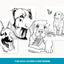 Printable Dog Coloring Book for Adults & Teens: Stress Relief with Bonus Line Art PDF - Drake Dog Cancer Foundation
