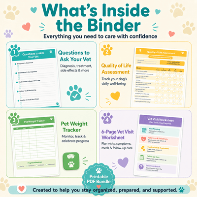Dog Cancer Home Care Binder - Drake Dog Cancer Foundation