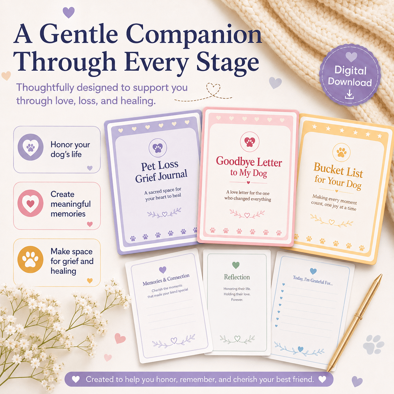End - of - Life Comfort and Memory Bundle - Drake Dog Cancer Foundation