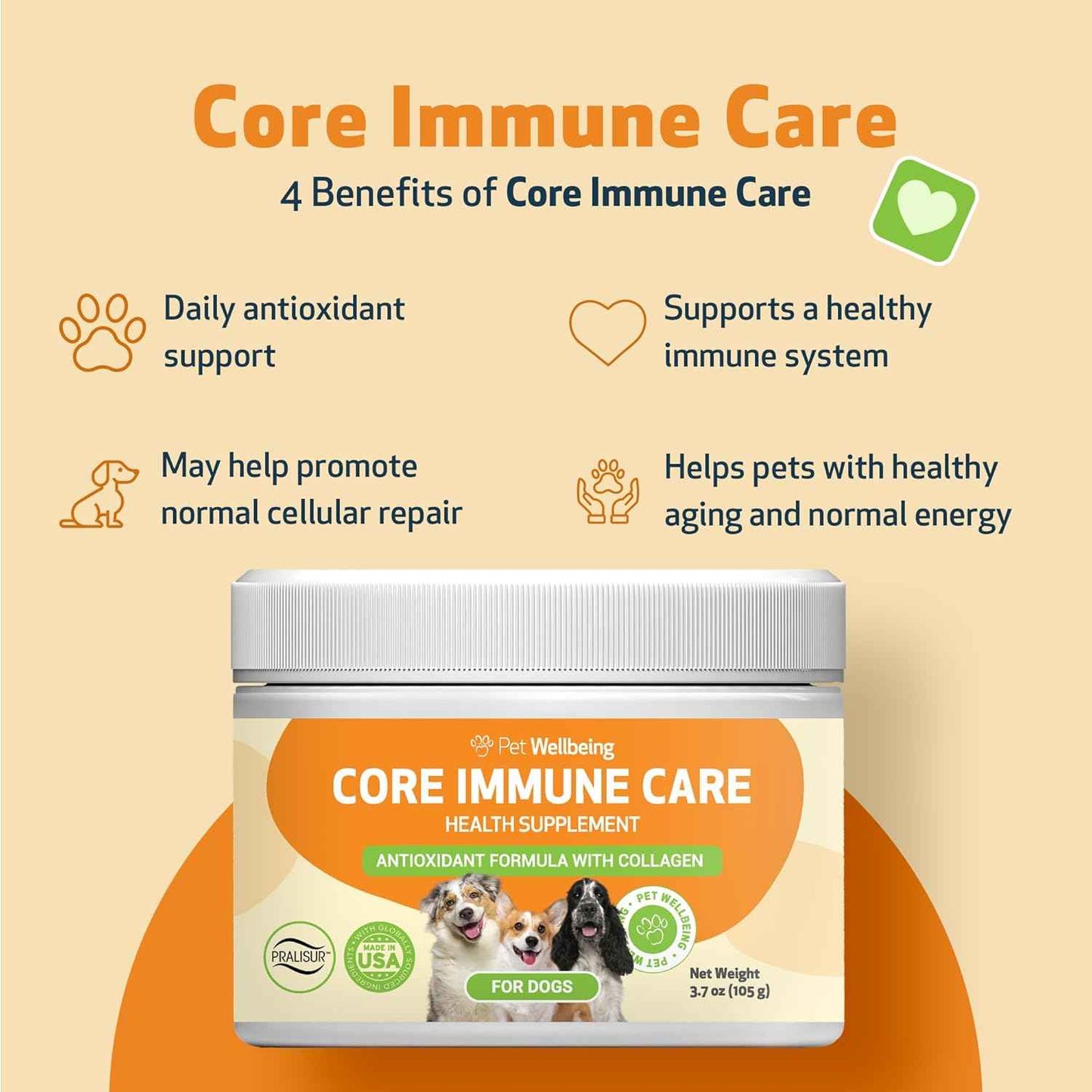 Core Immune Care for Immune Boost - Drake Dog Cancer Foundation