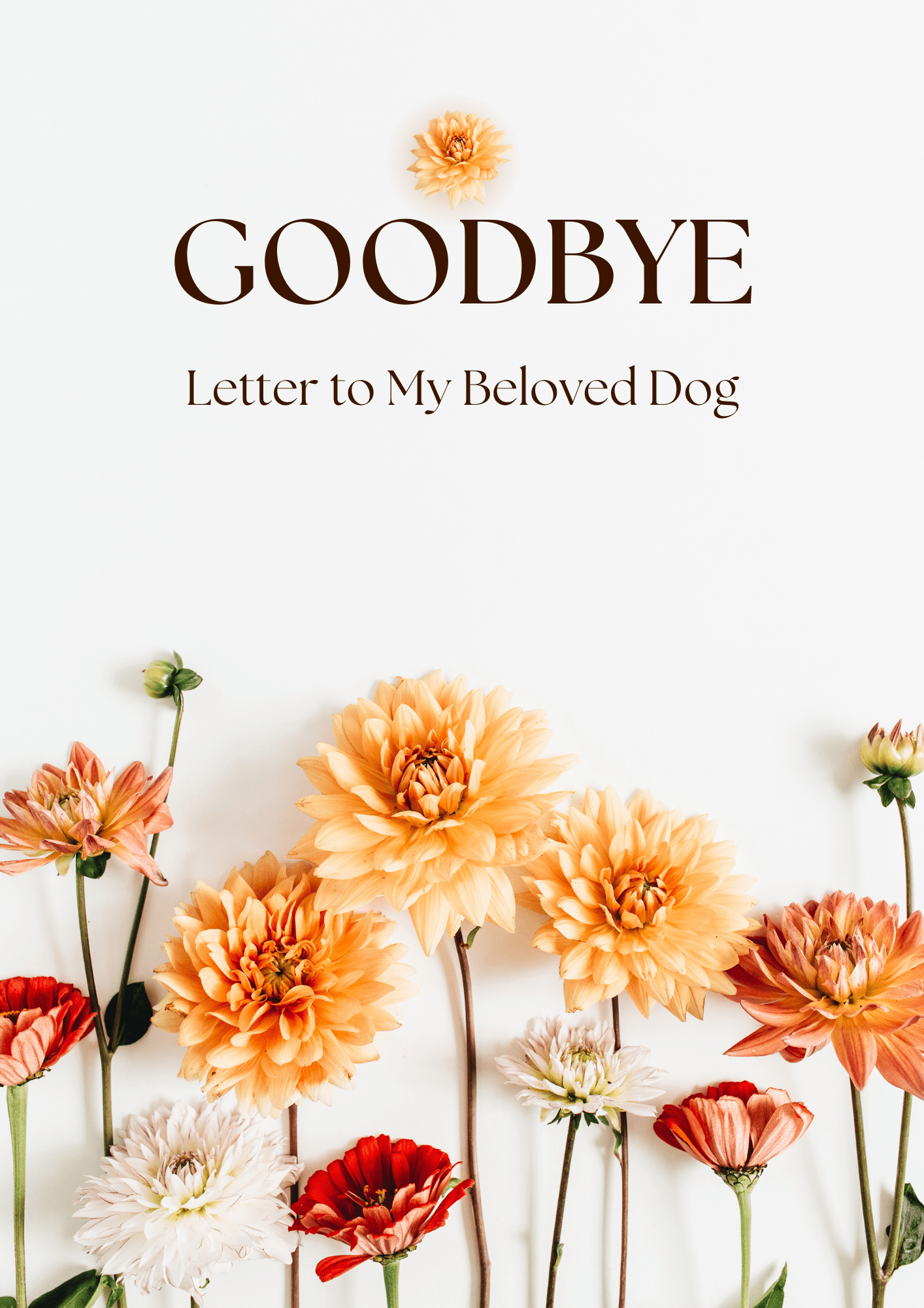 Saying Goodbye to Your Dog Letter Template - Drake Dog Cancer Foundation