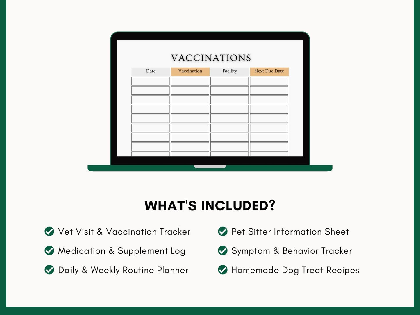 Printable Canine Wellness Planner: Digital Pet Health Journal & Organizer for Dog Care - Drake Dog Cancer Foundation