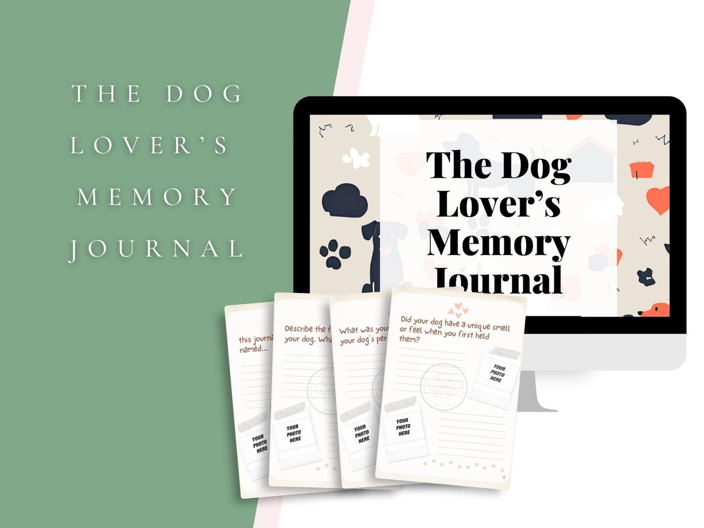 Dog Lovers Memory Journal: 100+ Prompts for Capturing Special Moments - Digital Pet Keepsake Download - Drake Dog Cancer Foundation