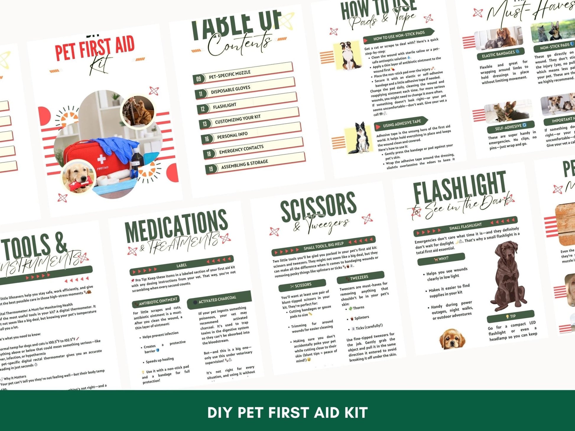 DIY Pet First Aid Kit Guide: Customizable Emergency Essentials for Dogs & Cats on the Go - Drake Dog Cancer Foundation