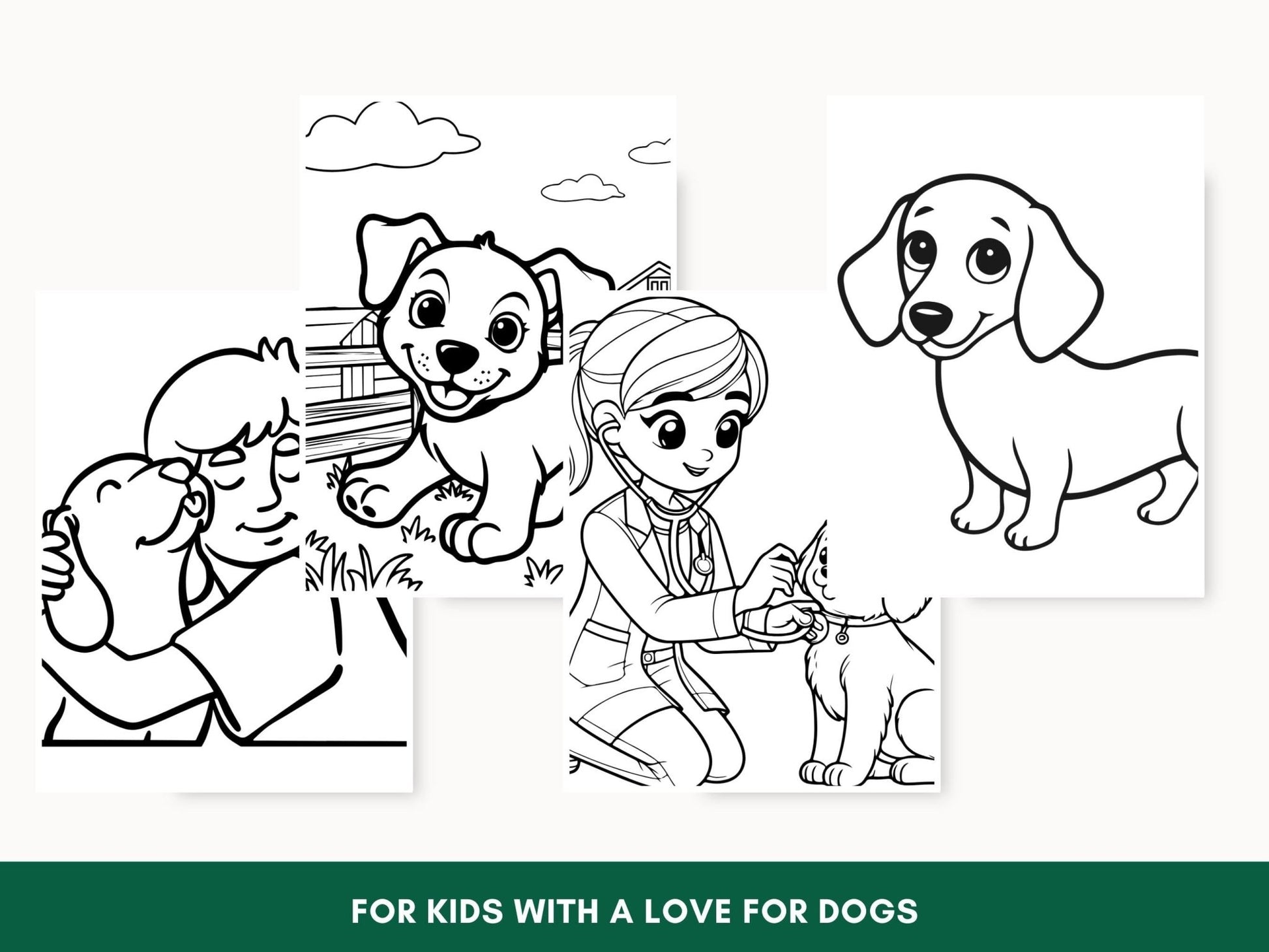 Dog Coloring Book for Kids: 45+ Puppy Activity Pages (PDF) - Drake Dog Cancer Foundation