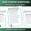 Dog Cancer Care Planner: Printable Vet Visit Worksheet with Questions for Pet Wellness Support - Drake Dog Cancer Foundation