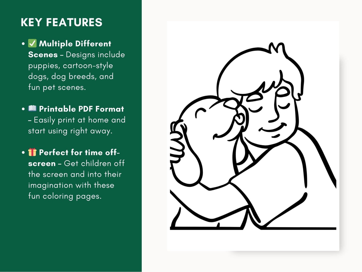 Dog Coloring Book for Kids: 45+ Puppy Activity Pages (PDF) - Drake Dog Cancer Foundation