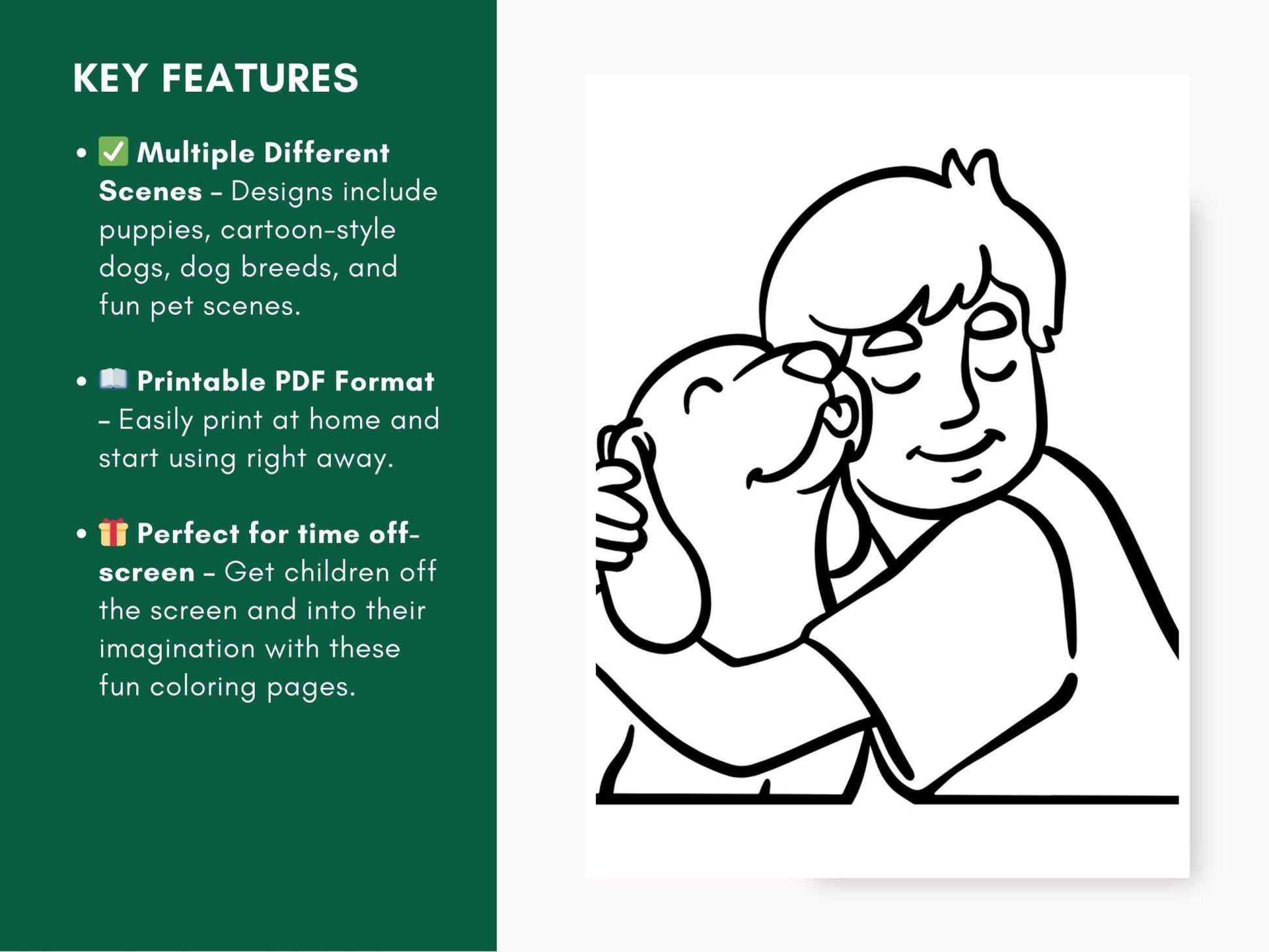 Dog Coloring Book for Kids: 45+ Puppy Activity Pages (PDF) - Drake Dog Cancer Foundation