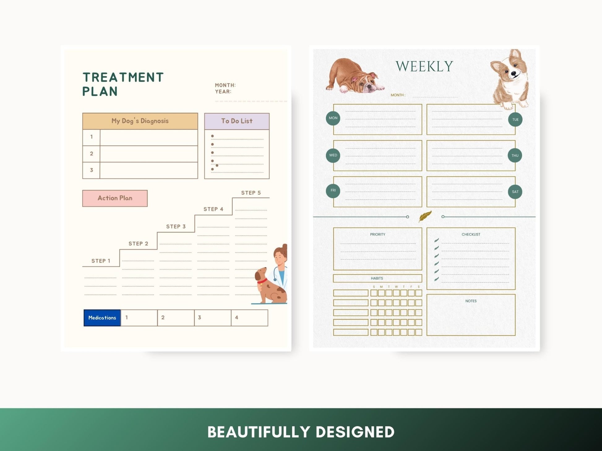 Dog Cancer Journal: Pet Wellness Tracker (Printable PDF) - Drake Dog Cancer Foundation