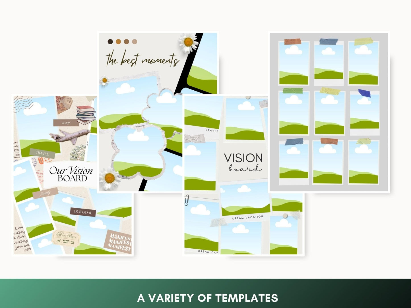 Dog Vision Board: Printable Goal Planner for Pet Parents (Digital Download) - Drake Dog Cancer Foundation