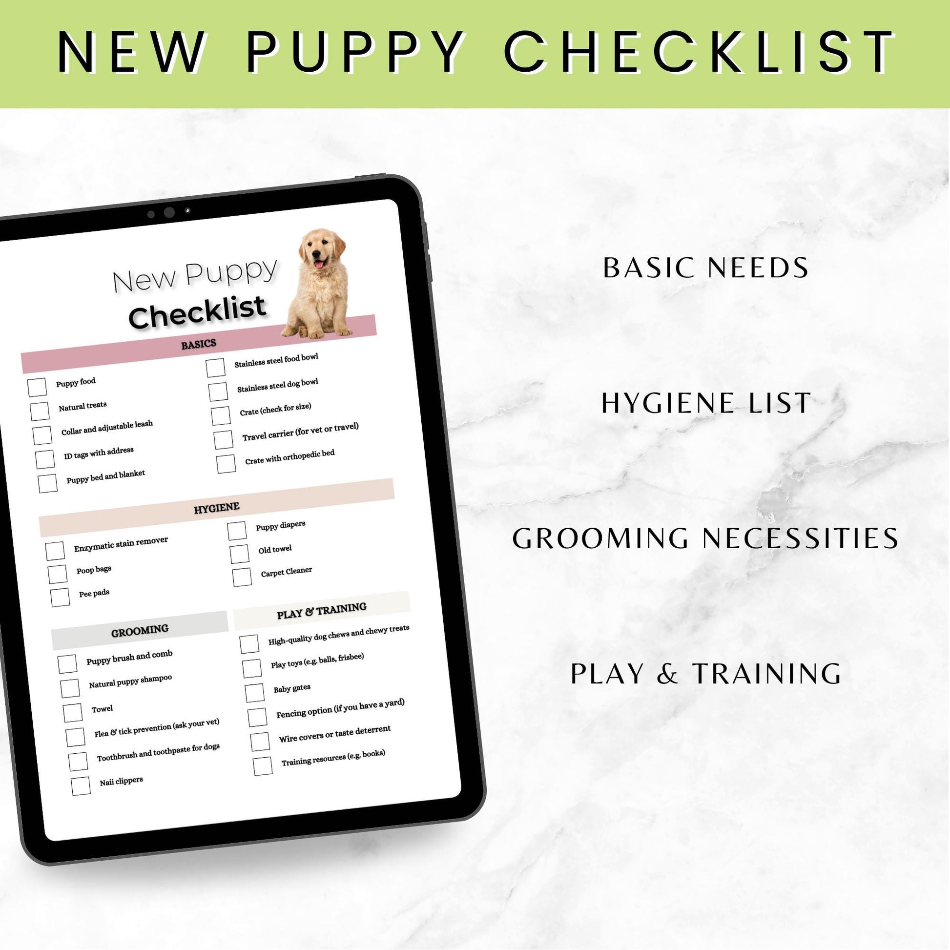 Puppy Training and Care Information and Templates for New Pet Parents - Drake Dog Cancer Foundation